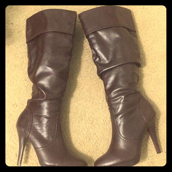 Worthington Shoes - Worthington Brown High Heel Boots 👢